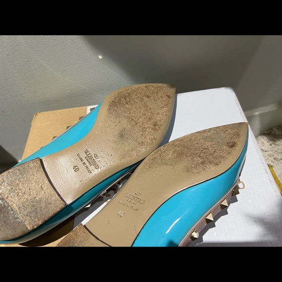 Valentino rockstud flat Baby Blue - Picture 6 of 6